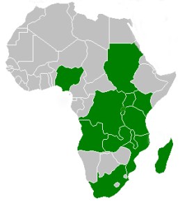 Countries where RinJ is currently in use