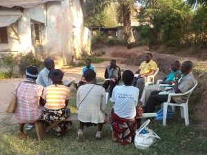 A group in Kalemie, Diocese of Katanga