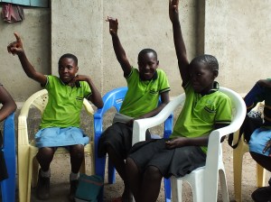 Members of the RinJ Junior group in Bondo
