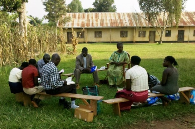 Jethro starting off the group